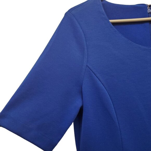 Minuet Short Sleeve Jewel Neck Dress - Picture 4 of 11